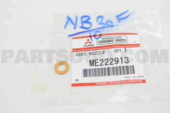 ME222913 GASKET,FUEL INJ NOZZLE(*)