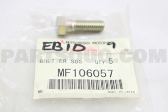 MF106057 BOLT,FR SUSP UPR ARM