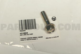 MF140029 BOLT,ENG OIL PUMP