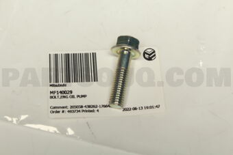 MF140029 BOLT,ENG OIL PUMP