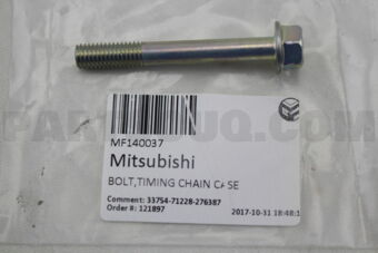 MF140037 BOLT,TIMING CHAIN CASE