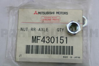 MF430151 NUT,RR AXLE