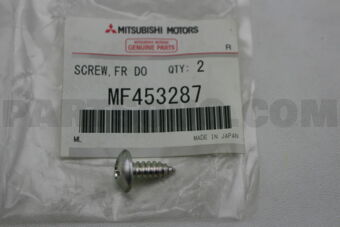 MF453287 SCREW,FR DOOR WINDOW