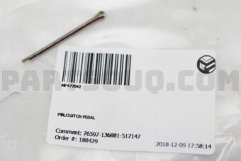 MF472042 PIN,CLUTCH PEDAL
