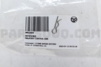 MF472303 PIN,HOIST CONTROL LINK
