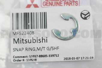 MF522408 SNAP RING,M/T G/SHF
