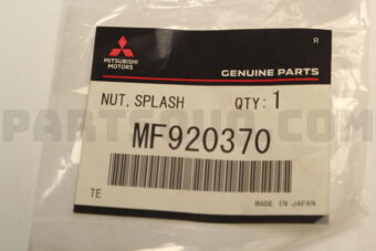 MF920370 Mitsubishi NUTSPLASH SHIELD