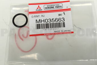 MH035663 O-RING,FUEL INJ NOZZLE
