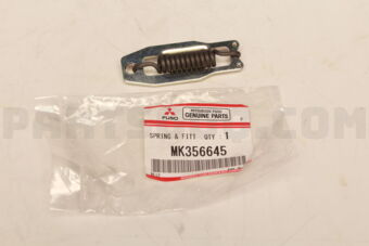 MK356645 SPRING &amp; FTG,RR BRAK