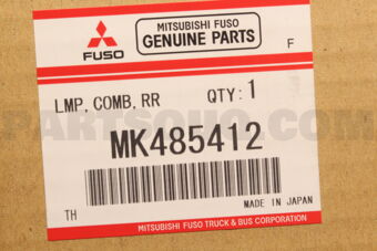 MK485412 LAMP ASSY,COMB,RR RH