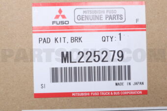 ML225279 PAD KIT,FR BRAKE