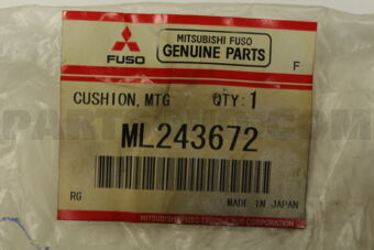 ML243672 CUSHION,ENG RR MOUNT