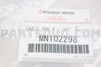 MN102298 CABLE,PARKINGBRAKE,RRRH