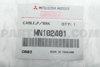 MN102401 CABLE,PARKING BRAKE,FR