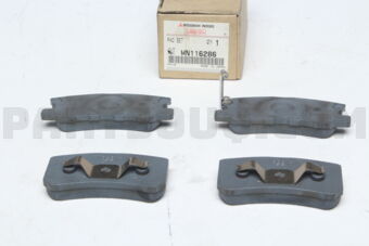 MN116286 PAD SET,RR BRAKE