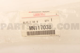 MN117038 MLDG,F/DR WDO BELT L