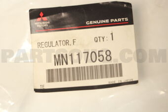 MN117058 REGULATOR,FR DOOR WD