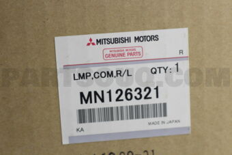 MN126321 LAMP ASSY,COMB,RR LH