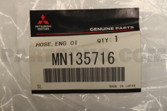 MN135716 HOSE,ENG OIL COOLER RETURN