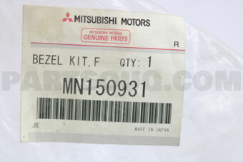 MN150931 BEZEL,FR FOG LAMP,LH