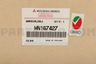 MN167427 MIRROR ASSY,DOOR,LH