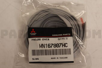 MN167807HC PAD,RR OVER FENDER