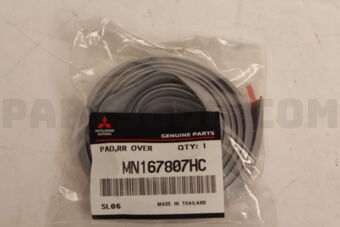 MN167807HC PAD,RR OVER FENDER