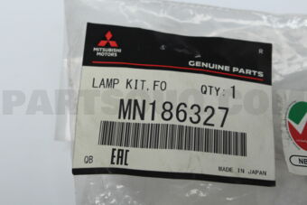 MN186327 LAMP KIT,FOG,RR LH