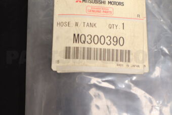 MQ300390 HOSE,W/SHLD WSHR TANK FLR