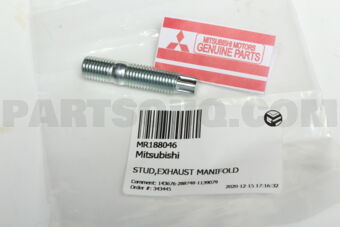 MR188046 STUD,EXHAUST MANIFOLD