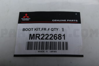 MR222681 BOOT KIT,FR AXLE SHAFT