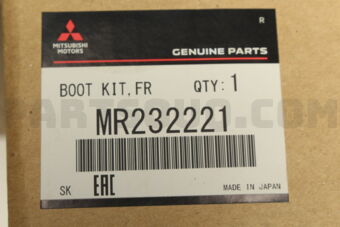 MR232221 BOOT KIT,FR AXLE JOINT