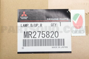 MR275820 LAMP ASSY,BACKUP,RH