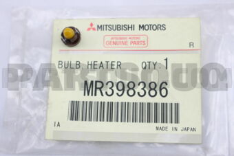MR398386 BULB,HEATER CONTROL EQUIP