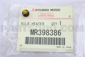 MR398386 BULB,HEATER CONTROL EQUIP