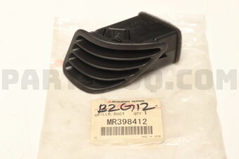 MR398412 GRILLE,LAP HEATER DUCT