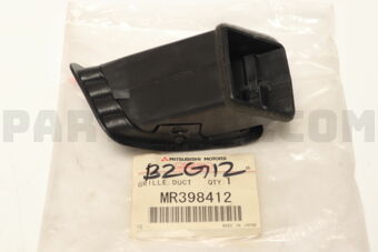 MR398412 GRILLE,LAP HEATER DUCT