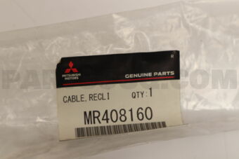 MR408160 CABLE,2ND SEAT LEVER CONT