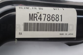MR478681 Mitsubishi REINF,FR BUMPER SIDE
