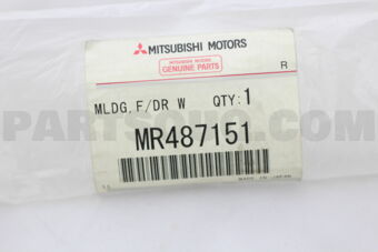 MR487151 MLDG,F/DR WDO BELT LINE,LH