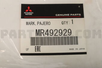 MR492929 MARK,PAJERO SPORT