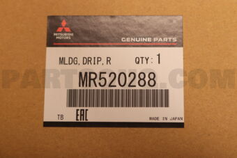 MR520288 Mitsubishi MOULDING,DRIP,RH