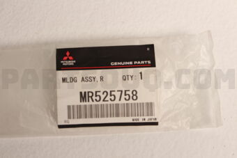 MR525758 Mitsubishi MLDG,R/DR WDO BELT LINE,RH