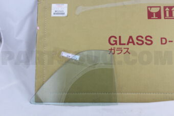 MR525825 GLASS,RR DOOR STAT W