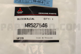MR527546 BLEEDER,FR BRAKE CAL