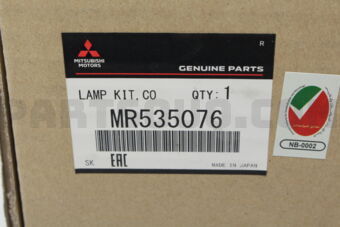 MR535076 LAMP KIT,COMBINATION