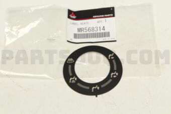 MR568314 LABEL HEATER CONTROL
