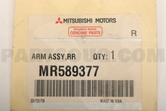 MR589377 ARM ASSY,RR SUSP,LWR