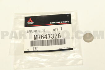 MR647326 CAP,RR SIDE TRIM SCREW