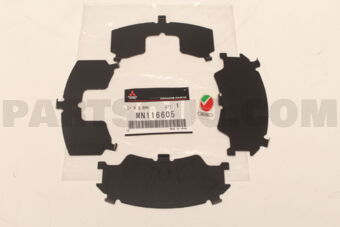 MR657126 Mitsubishi COVER,FR SEAT RAIL,RH